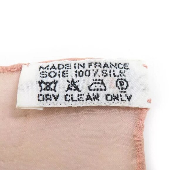 Auth HERMES Scarf Pink/Multicolor Silk - e60100g - Picture 10 of 10